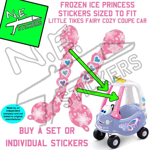 Replacement stickers TO FIT Little Tikes FAIRY Cozy Coupe ride-on toy car - Picture 34 of 39