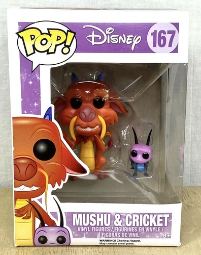 Funko Pop Disney Mulan Mushu and 