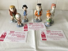 Wade Flintstones Komplettsatz 6 St&uuml;ck. Limited Edition. Inc Pebbles & Bamm-Bamm