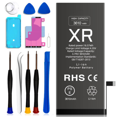 Akku Für Original Apple iPhone XR Ersatz 3610mAh Hohe Kapazität Battery Batterie