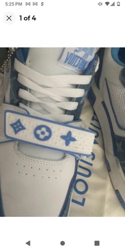 lv shoes men blue