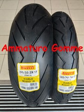 COPPIA 120/70 17  180/55 17 DOT/METÀ 2025! +OMAGGIO PIRELLI DIABLO ROSSO 3 MOTO