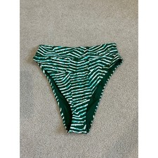 NWT Aerie High Cut Cheeky Bikini Bottom Mod Green High Cut Cheeky Swim Size XL