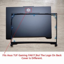 Lcd Back Cover Rear Lid Front Bezel For ASUS TUF Gaming A16 FA617 FA617NS Black