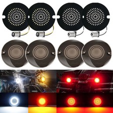 Brightness 1157 1156 LED Turn Signals 3 1/4 Inch Compatible for Harley Electr...