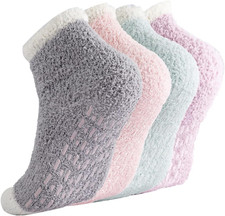 Non Slip Hospital Socks with Grips for Women Grip Slipper Socks for Women Gifts