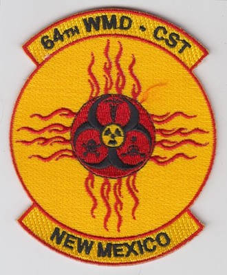 New Mexico National Guard 64th WMD CST Patch Insignia Civil Support Team USAF