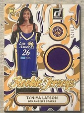 Panini 2026 WNBA Donruss Ta'Niya Latson Rookie Jerseys Memorabilia /25 #RJ-TL