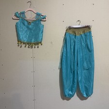 Authentic Disney Store Princess Jasmine Costume 2-Pc Set Size L 9/10