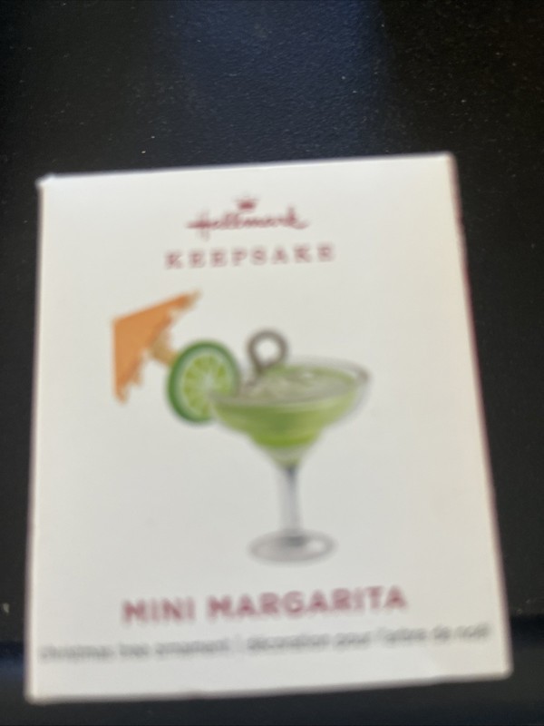 Hallmark  2019  Miniature  Margarita  Keepsake Ornament