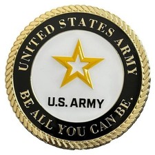 Officially Licensed Army Be All You Can Be 3.5" 3D Car Emblem