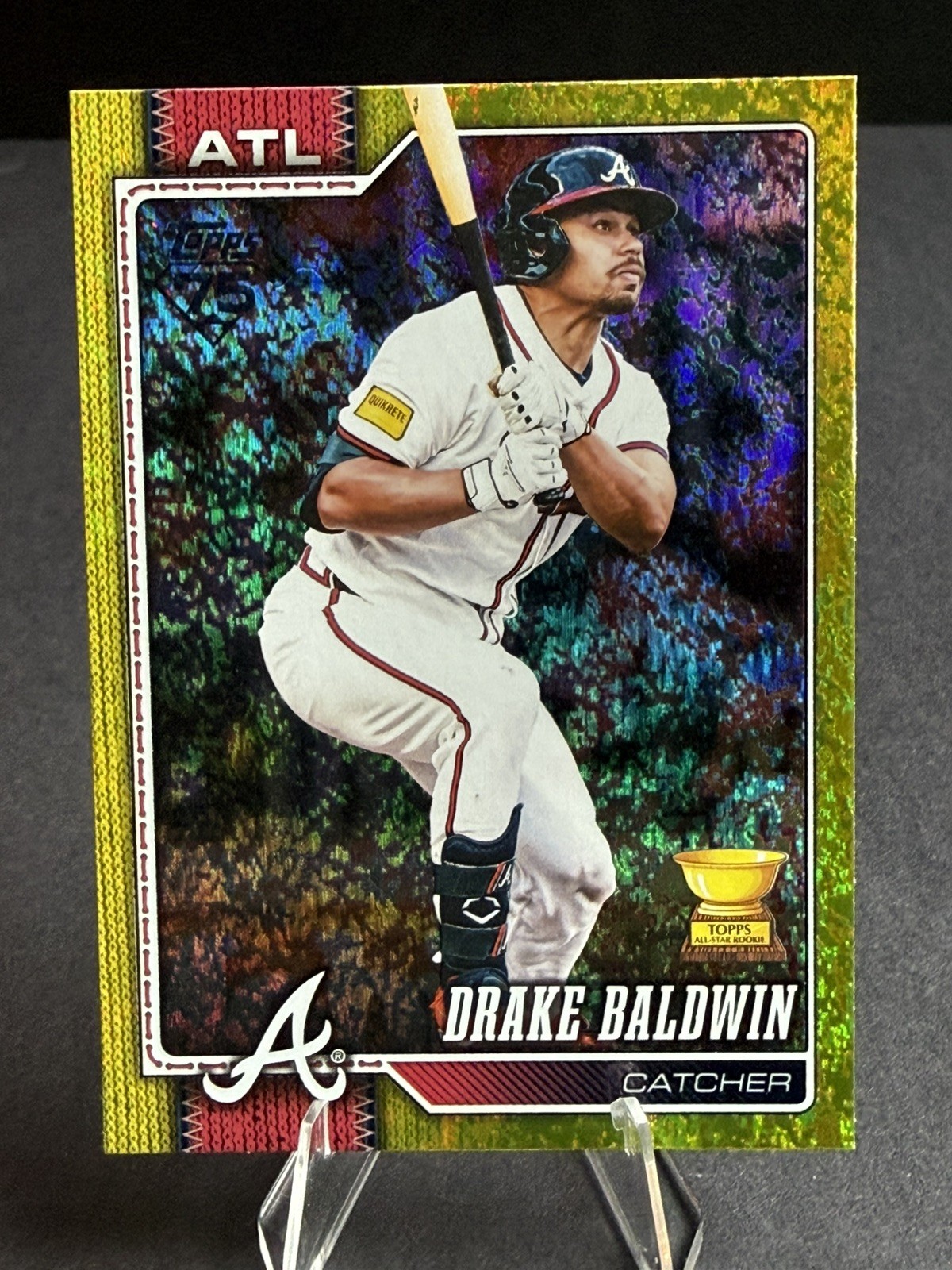2026 Topps Series 2 Drake Baldwin #692 RC Cup Yellow Holo Foil /399 Braves