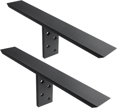 WALWE Hidden Countertop/Granite Support Bracket 18 Inch 2 Pack Heavy Duty