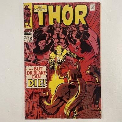 The Mighty Thor #153 1967 VG/FN Kirby