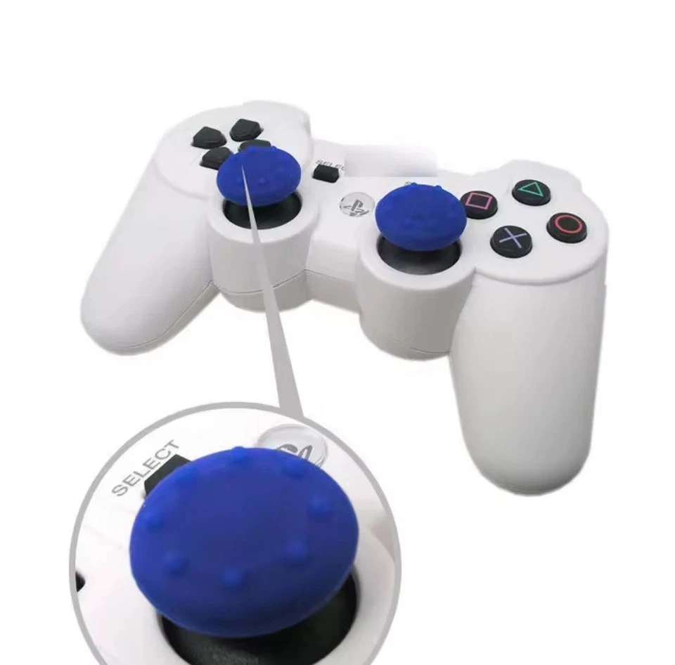 Tapas de empuñaduras analógicas para pulgar de 2 piezas para controlador Xbox Dualshock 5 4 PS4 PS3 PS5 Foto 4 de 4