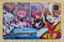 SHIPS FROM USA Konami e-AMUSEMENT PASS Card Mahjong Fight Girl - metallic design