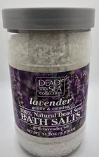 Dead Sea Collection 100% Natural Dead Sea Bath Salts with Lavender Oil 34.2 oz