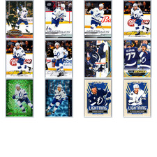 TEAM LOT - TAMPA BAY LIGHTNING HOCKEY 12 Cards NHL Young Guns Canvas Geekie