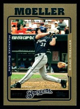 Chad Moeller Milwaukee Brewers 2005 Topps Gold #416 SN /2005