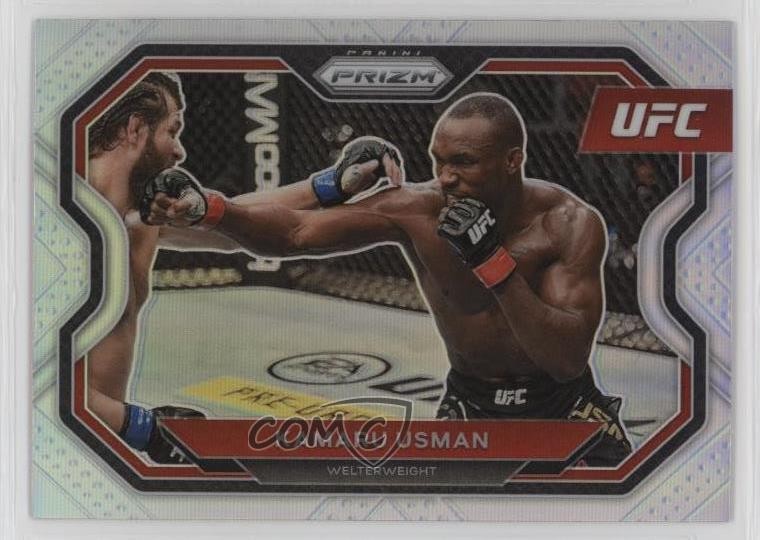 2021 Panini Prizm UFC Silver Prizm Kamaru Usman #151 0r2s