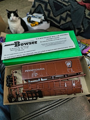 HO Bowser 55302 Pennsylvania RR X31a Inserto Redondo Techo Sombra Keystone PRR 700094 | Zustand: New