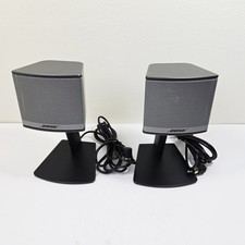 Bose Companion 3 Series II Speakers Pair Multimedia PC Small Satellite - Tested
