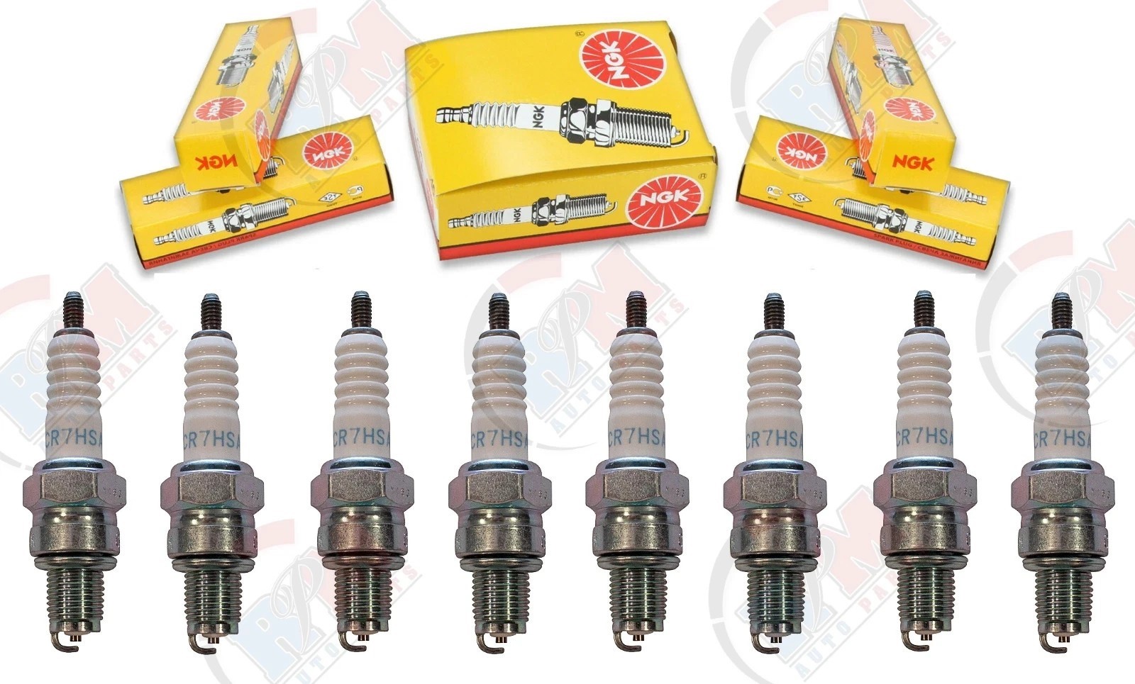 Set of 8 - NGK 4549 STANDARD Spark Plug CR7HSA for A7RC PRZ9HC A7RTC A7TC