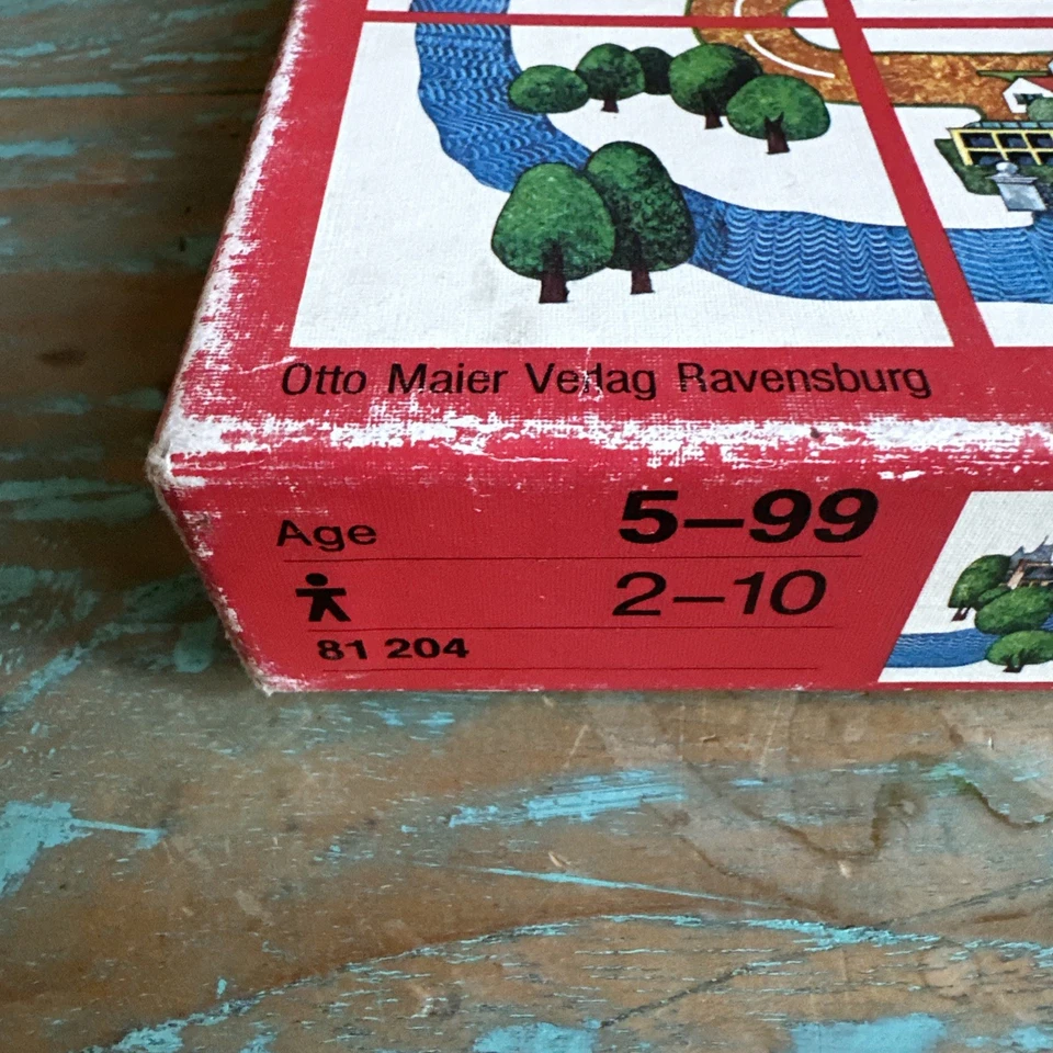 RIVERS, ROADS, & RAILS Complete Ravensburger 1985 Matching Building Game Kids - Image 2 of 4