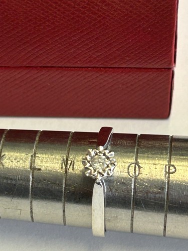 h samuel white gold diamond ring Size N 1.86 Grams Fully Hallmarked Boxed Lot 15 - Picture 11 of 14