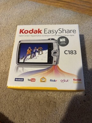 Kodak EasyShare C183 14MP Point & Shoot Camera Silver 3x Zoom Built-in Flash
