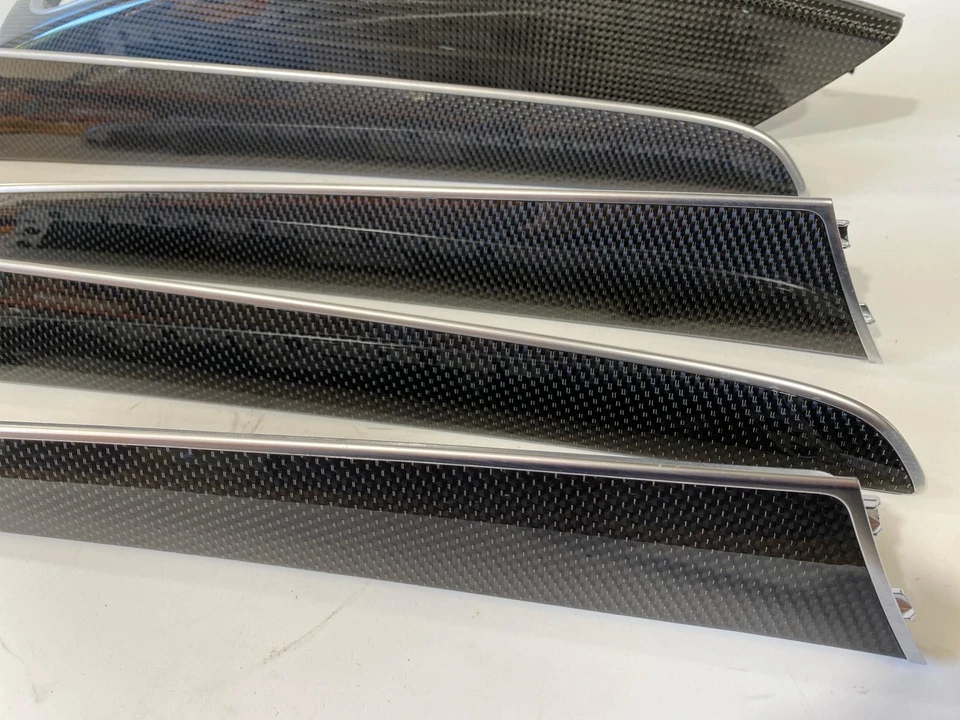 2014-2016 Audi SQ5 OEM Carbon Fiber Interior Door Dash & Console Trim Set (TL) Foto 4 de 4