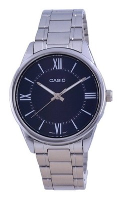 Casio Blue Dial Stainless Steel Analog Quartz MTP-V005D-2B5 Men's Watch