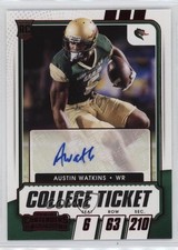 2021 Contenders Draft Picks College Game Ticket Red Austin Watkins Jr Auto 2p7