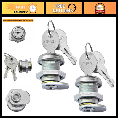 Truck Tool Box Lock Replacement Keys - Keyed Alike Latch Cylinder 2 Pack