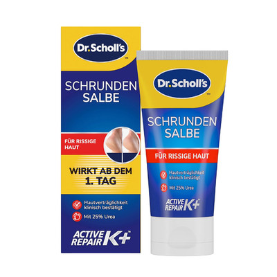 Scholl Schrunden Salbe Hornhaut Aktive Repair Fußcreme Fußbalsam Pflege 60ml