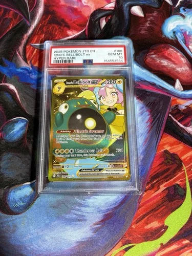 PSA 10 Iono's Bellibolt ex 188/159 Journey Together Hyper Rare Holo