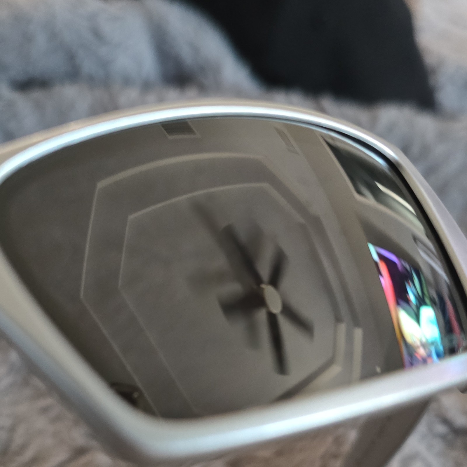 Oakley Rectangular Silver Lightweight Sunglasses … - image 2