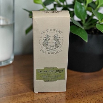 Le Couvent Des Minimes VERBENA & LEMON 3.4 Oz de Toilette Haute Provence #301