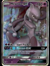 Carta Pokemon Mewtwo GX Ultra Rara Destino Nascosto 31/68 Psychic Holo