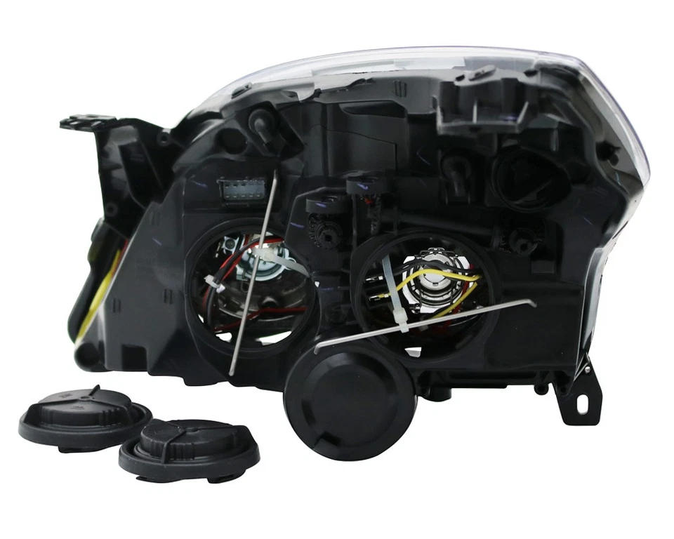 Scheinwerfer Angel Eyes für Opel Vectra C / Signum Facelift Bj. 05-08 Schwarz - Bild 4 von 4