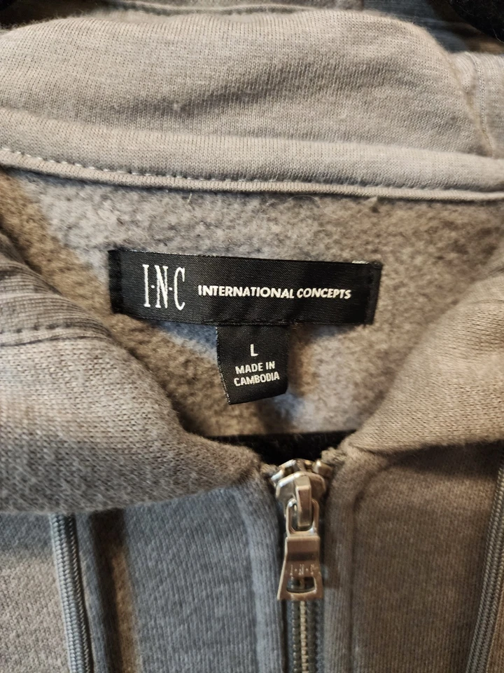 Juego de jogger gris grande International Concepts para hombre Foto 4 de 4