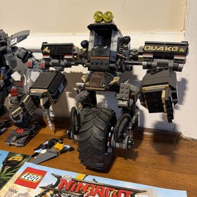 LEGO Ninjago Movie Lot - Quake Mech 70632 & 70613  - Incomplete Figures READ