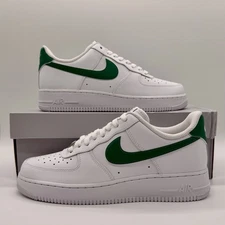 Nike Air Force 1 '07 White Malachite Green Sneakers FJ4146-121 Mens Size NEW