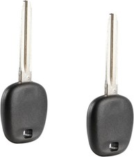 Transponder Ignition Key fits with 4C Chip, Set of 2 Color: t-4c-key 2 