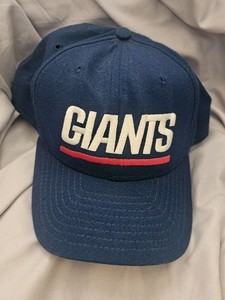 Vintage New York Giants New Era Blue Snapback Hat