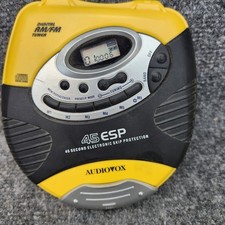 AudioVox DM9905 45 Sec Electronic Skip Protection Portable CD Player AM/FM Tuner