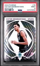 Rare PSA 2023 Phoenix Victor Wembanyama RC#16 Rookie Mystique POP/20 🦄🔥