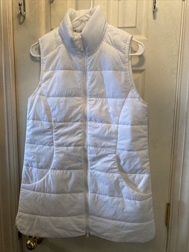 ZELOS WOMENS WHITE LONG NYLON POLY 