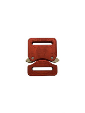 AustriAlpin 25mm / 1" Cobra Buckle - Red - FY25RFF - Female Fixed - Male fixed