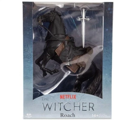 McFarlane Toys The Witcher Roach Figur Hexer Pferd Figur 30 cm NEU VERSIEGELT